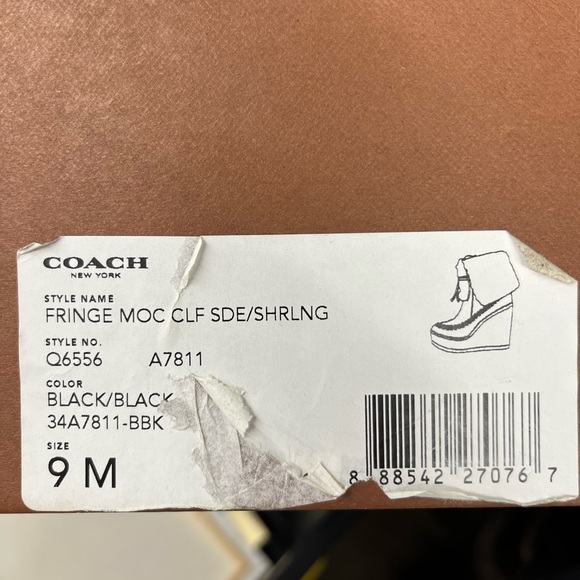 Coach Sherling Boot Heels - Picture 4 of 4